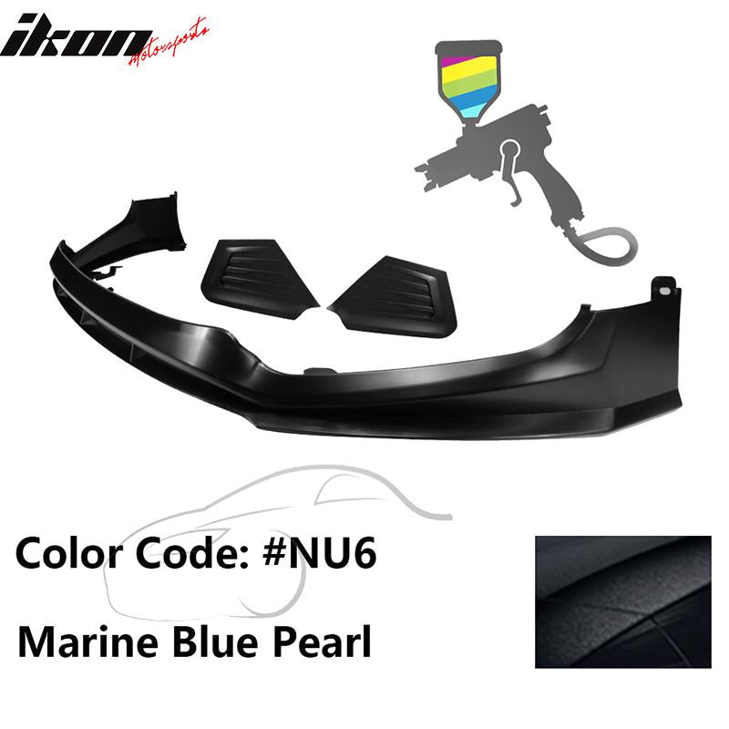 2017-2018 Hyundai Elantra SPW Style Front Bumper Lip W/Covers PP