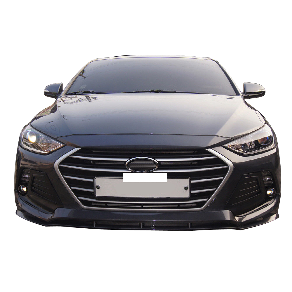2017-2018 Hyundai Elantra SPW Style Front Bumper Lip W/Covers PP