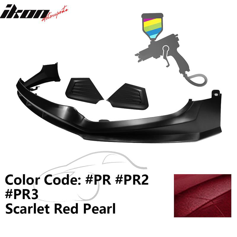 2017-2018 Hyundai Elantra SPW Style Front Bumper Lip W/Covers PP