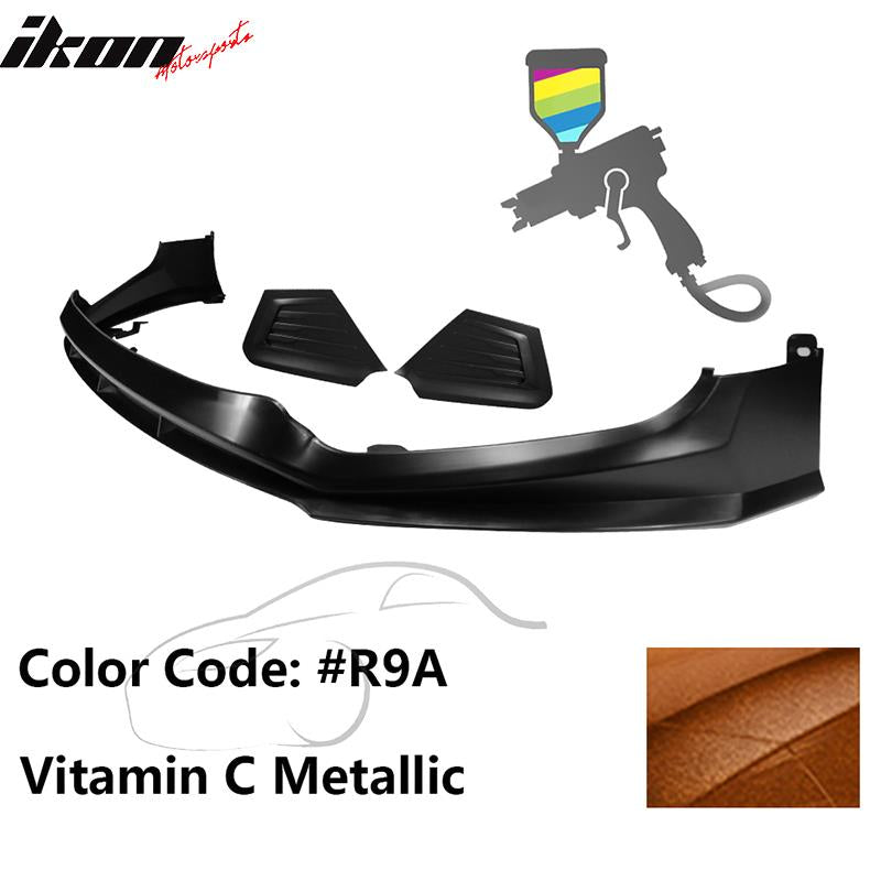 2017-2018 Hyundai Elantra SPW Style Front Bumper Lip W/Covers PP