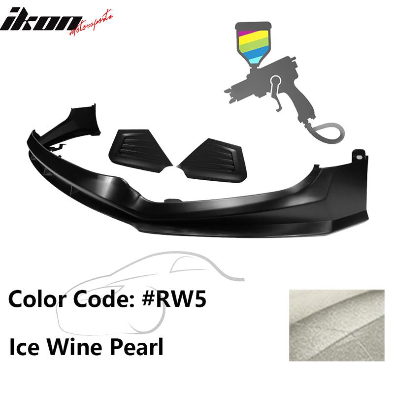 2017-2018 Hyundai Elantra SPW Style Front Bumper Lip W/Covers PP