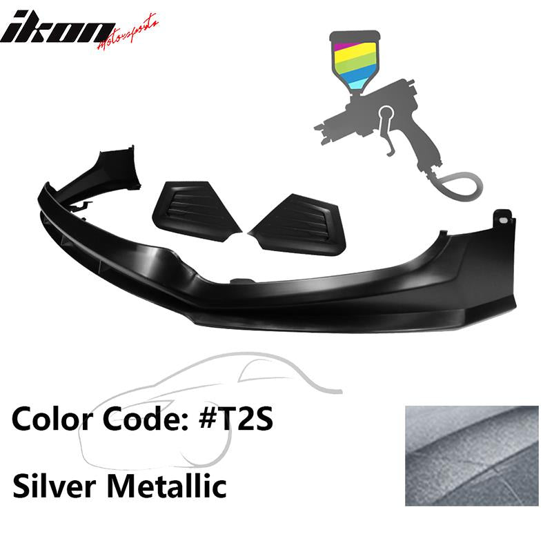 2017-2018 Hyundai Elantra SPW Style Front Bumper Lip W/Covers PP