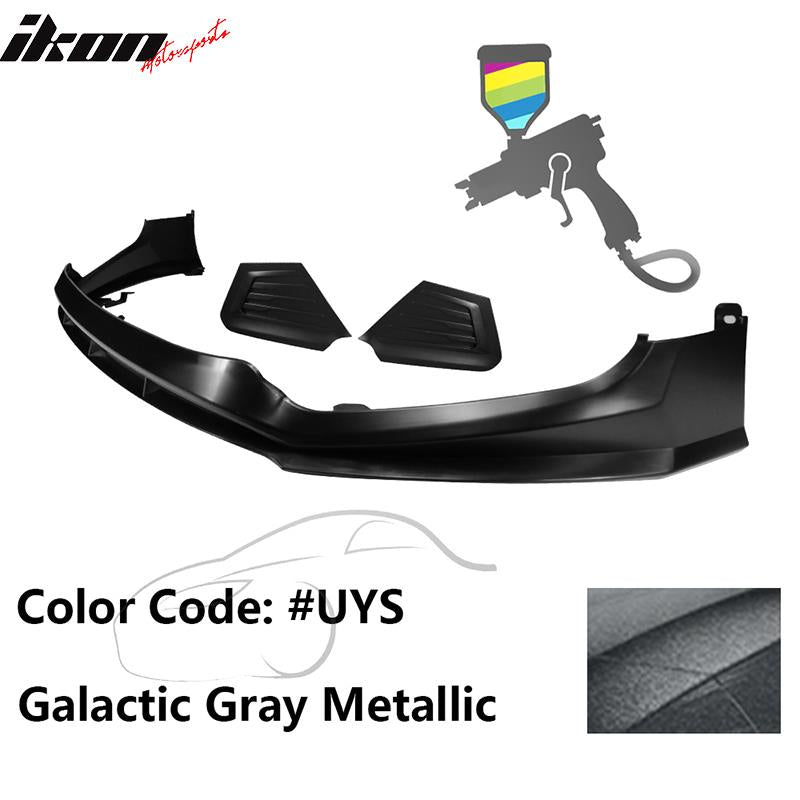 2017-2018 Hyundai Elantra SPW Style Front Bumper Lip W/Covers PP