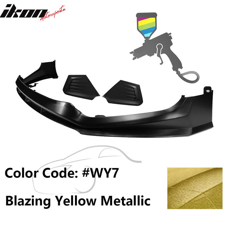 2017-2018 Hyundai Elantra SPW Style Front Bumper Lip W/Covers PP