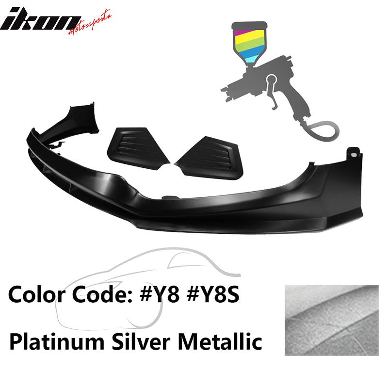 2017-2018 Hyundai Elantra SPW Style Front Bumper Lip W/Covers PP