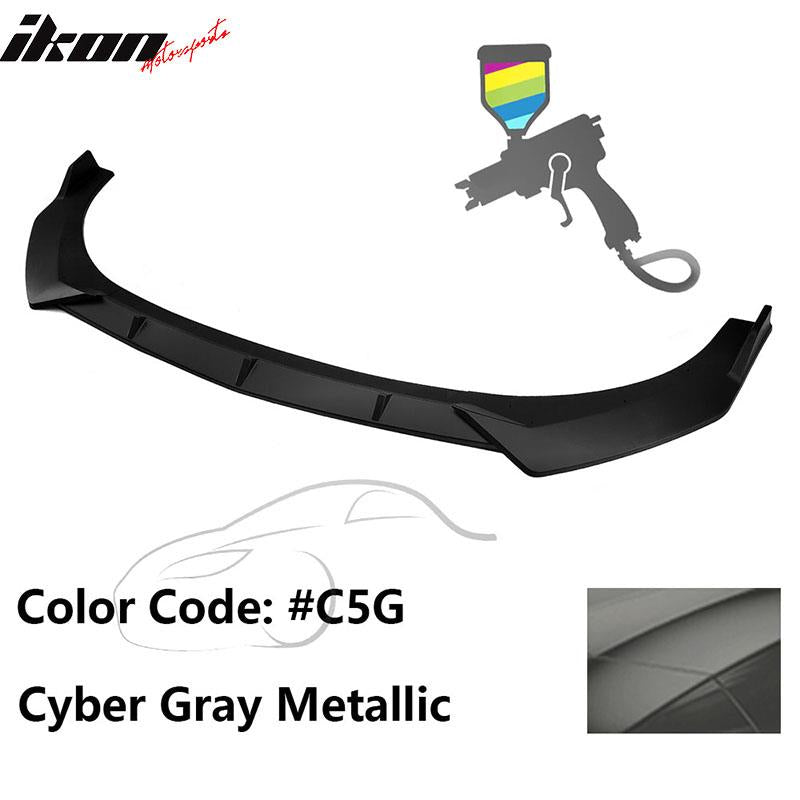 2021-2023 Hyundai Elantra 4DR Sedan Front Bumper Lip Spoiler PP 3PC