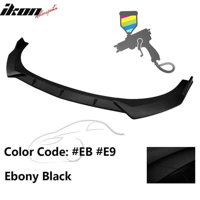 2021-2023 Hyundai Elantra 4DR Sedan Front Bumper Lip Spoiler PP 3PC