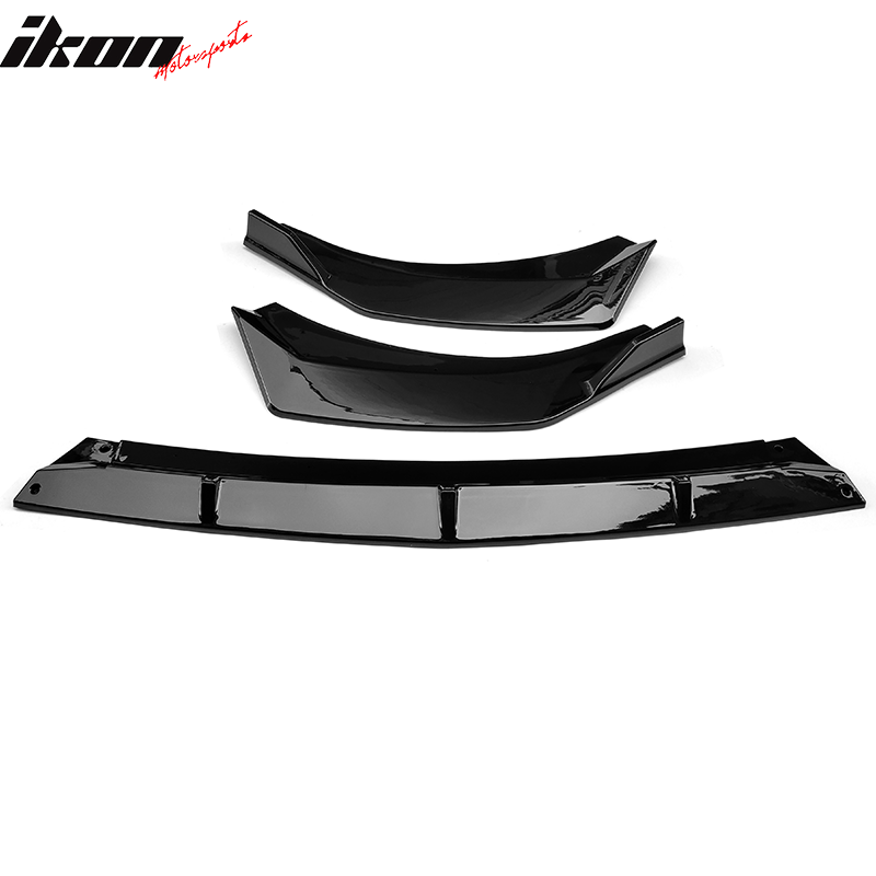 2021-2023 Hyundai Elantra 4DR Sedan Front Bumper Lip Spoiler PP 3PC