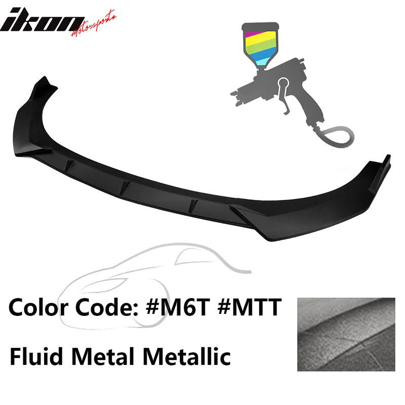 2021-2023 Hyundai Elantra 4DR Sedan Front Bumper Lip Spoiler PP 3PC