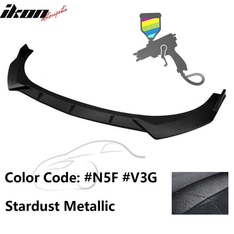 2021-2023 Hyundai Elantra 4DR Sedan Front Bumper Lip Spoiler PP 3PC