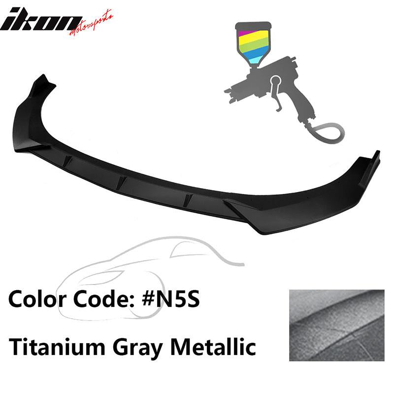 2021-2023 Hyundai Elantra 4DR Sedan Front Bumper Lip Spoiler PP 3PC