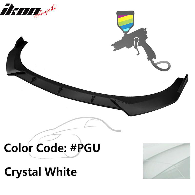 2021-2023 Hyundai Elantra 4DR Sedan Front Bumper Lip Spoiler PP 3PC