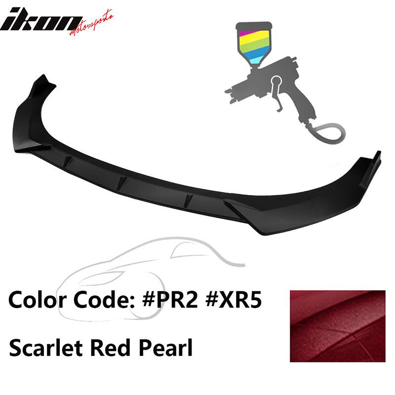 2021-2023 Hyundai Elantra 4DR Sedan Front Bumper Lip Spoiler PP 3PC