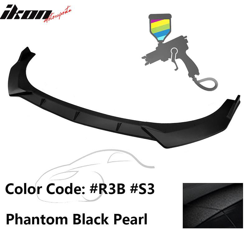 2021-2023 Hyundai Elantra 4DR Sedan Front Bumper Lip Spoiler PP 3PC