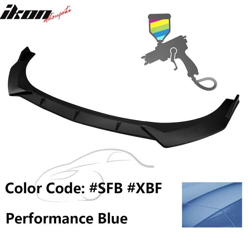 2021-2023 Hyundai Elantra 4DR Sedan Front Bumper Lip Spoiler PP 3PC