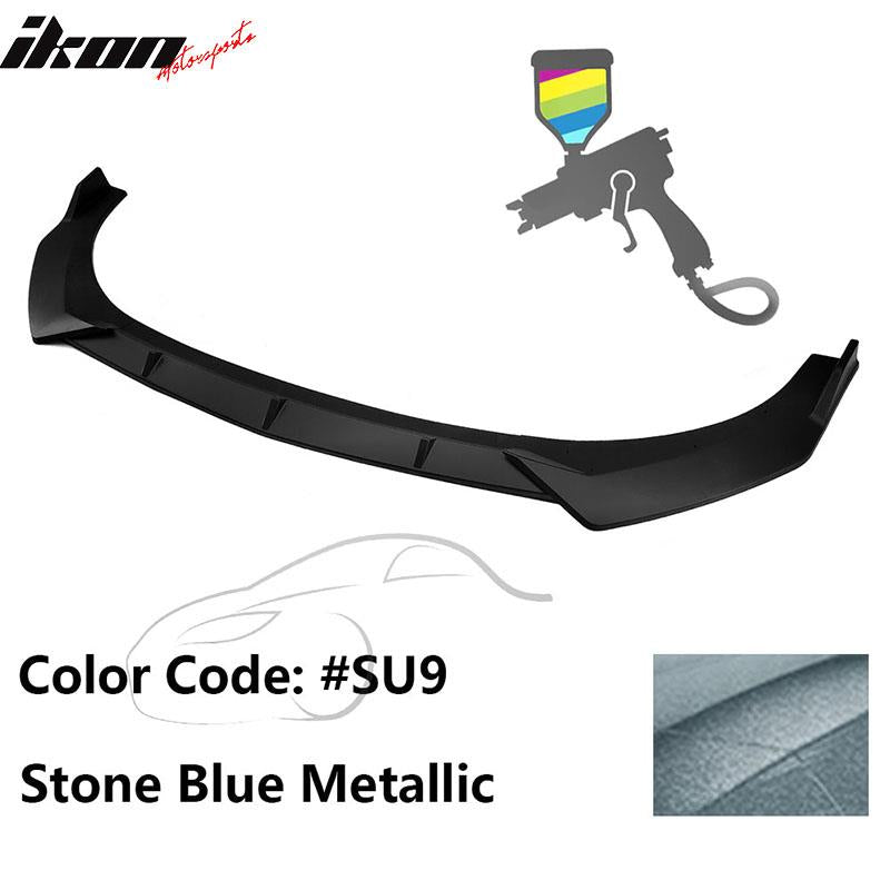 2021-2023 Hyundai Elantra 4DR Sedan Front Bumper Lip Spoiler PP 3PC