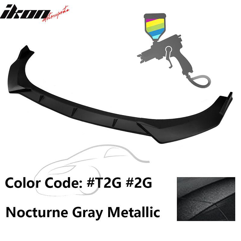 2021-2023 Hyundai Elantra 4DR Sedan Front Bumper Lip Spoiler PP 3PC