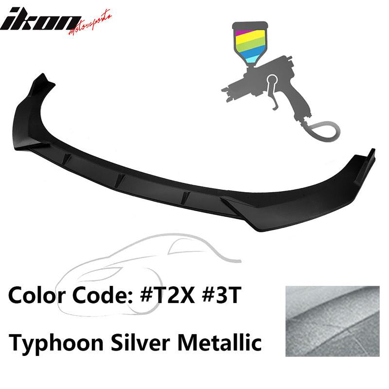 2021-2023 Hyundai Elantra 4DR Sedan Front Bumper Lip Spoiler PP 3PC