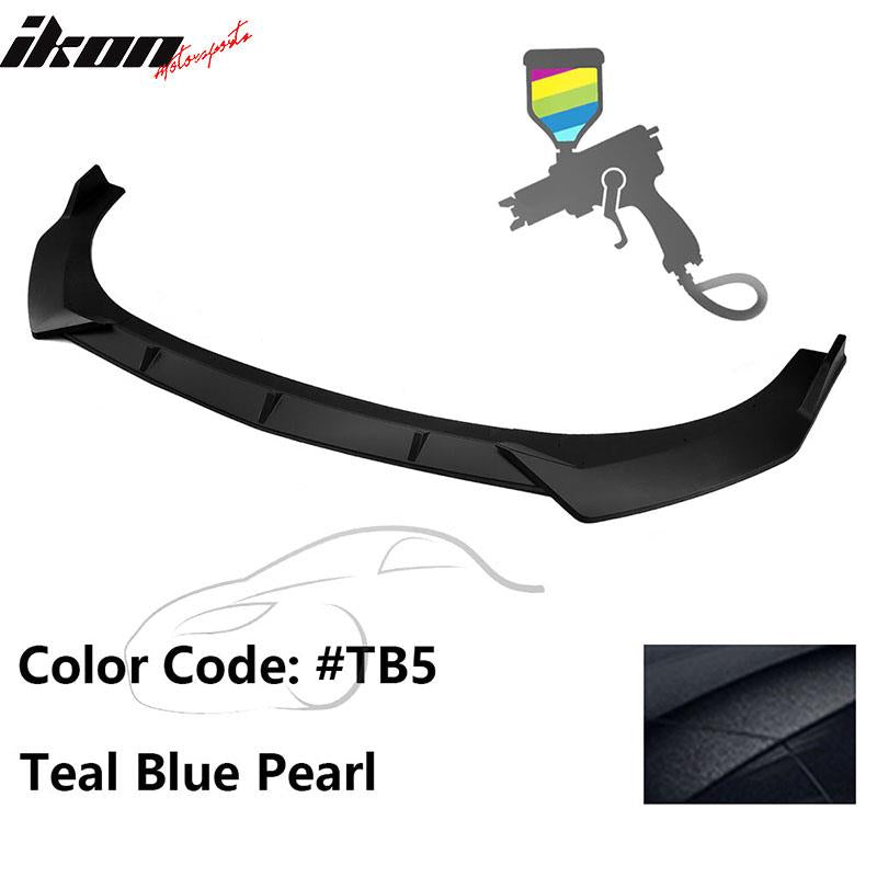 2021-2023 Hyundai Elantra 4DR Sedan Front Bumper Lip Spoiler PP 3PC