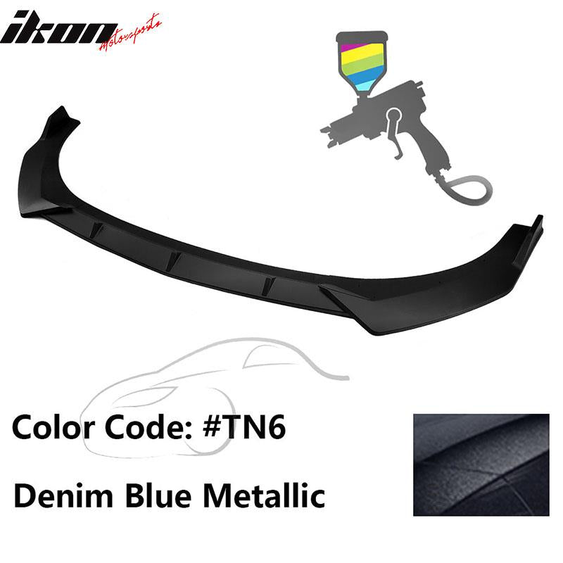 2021-2023 Hyundai Elantra 4DR Sedan Front Bumper Lip Spoiler PP 3PC