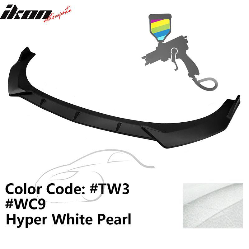 2021-2023 Hyundai Elantra 4DR Sedan Front Bumper Lip Spoiler PP 3PC