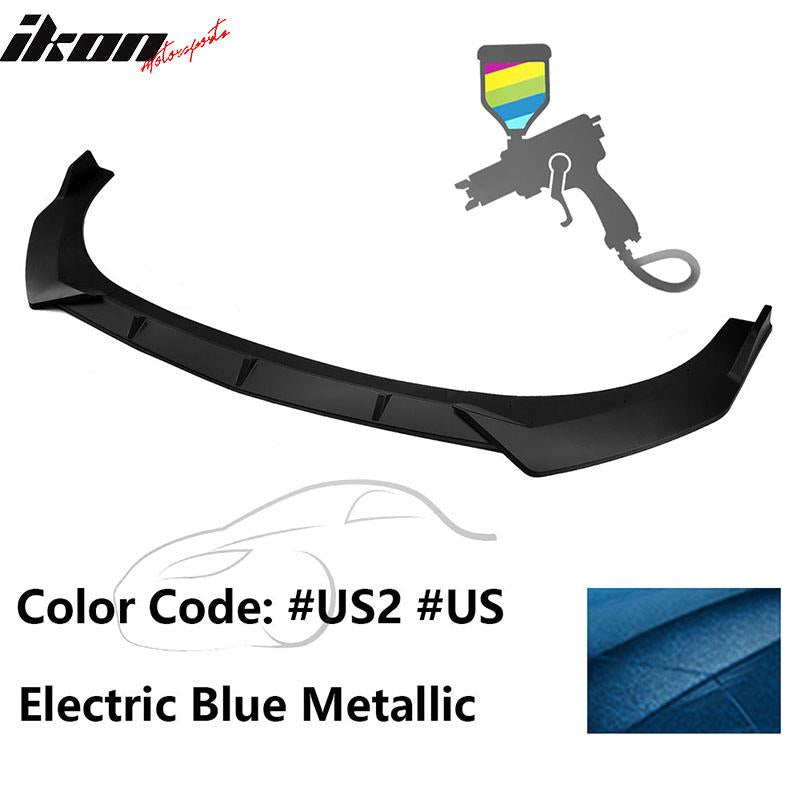 2021-2023 Hyundai Elantra 4DR Sedan Front Bumper Lip Spoiler PP 3PC