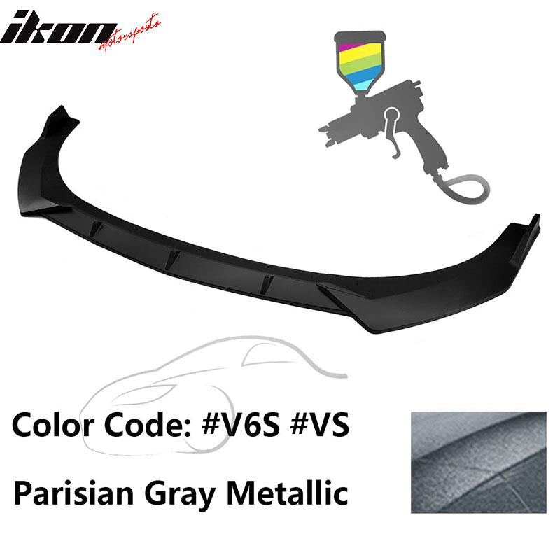 2021-2023 Hyundai Elantra 4DR Sedan Front Bumper Lip Spoiler PP 3PC