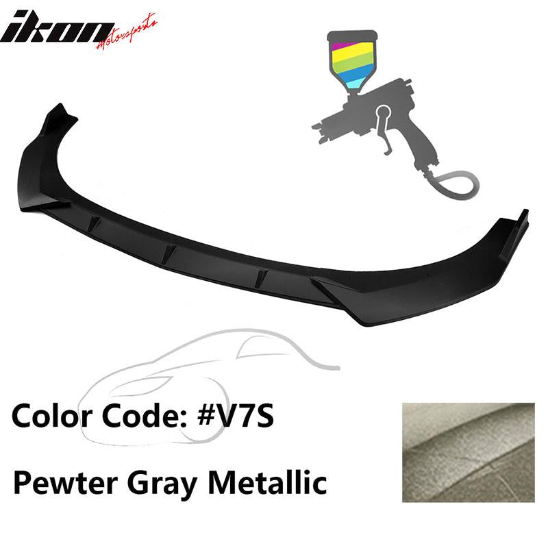 2021-2023 Hyundai Elantra 4DR Sedan Front Bumper Lip Spoiler PP 3PC