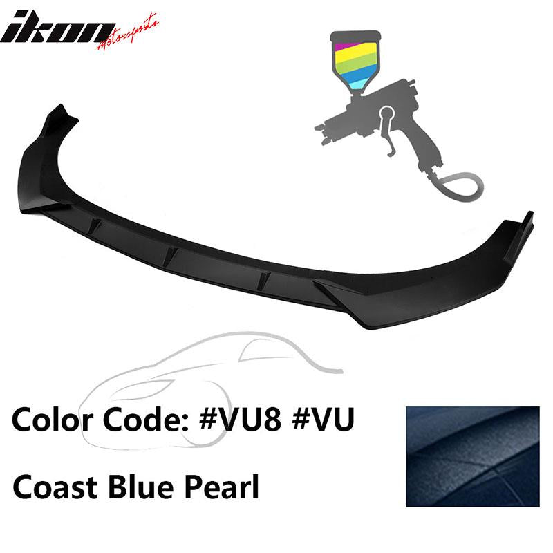 2021-2023 Hyundai Elantra 4DR Sedan Front Bumper Lip Spoiler PP 3PC