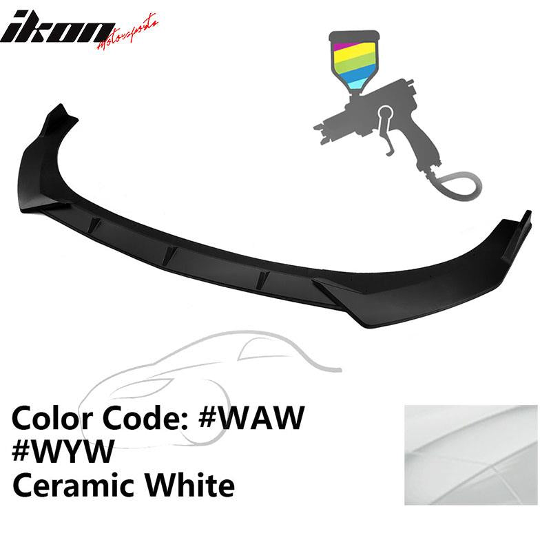 2021-2023 Hyundai Elantra 4DR Sedan Front Bumper Lip Spoiler PP 3PC