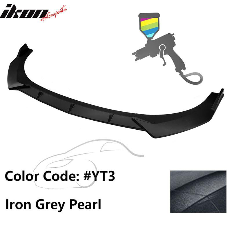 2021-2023 Hyundai Elantra 4DR Sedan Front Bumper Lip Spoiler PP 3PC