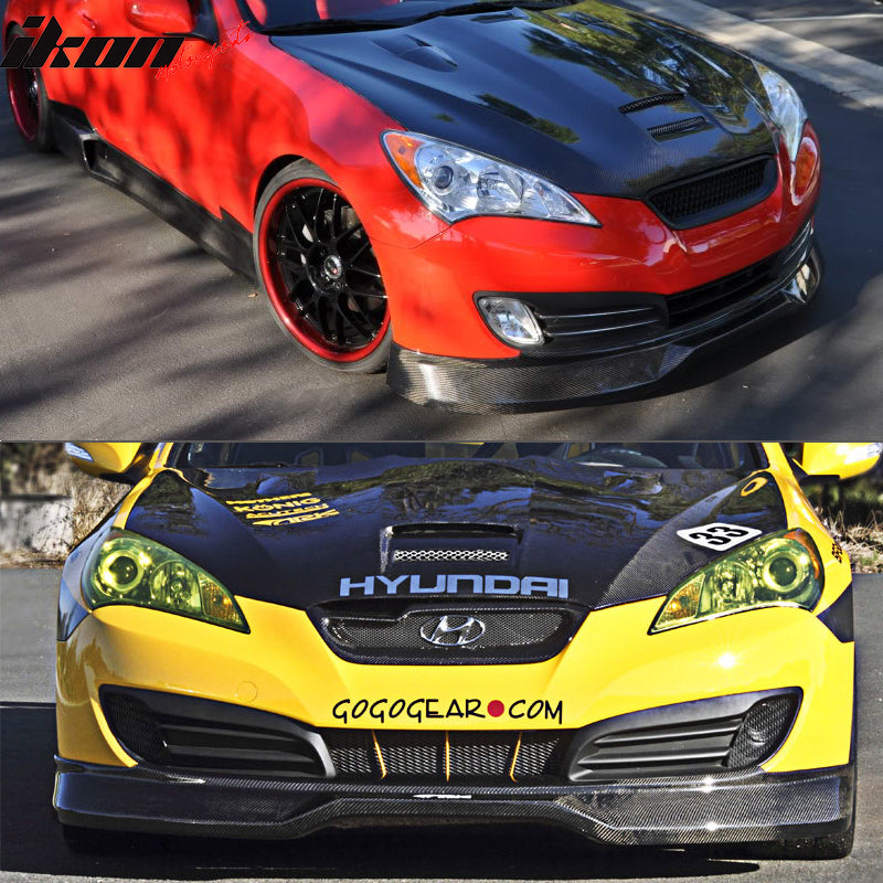 2010-2012 Hyundai Genesis Coupe 2Dr CFX Style Front Bumper Lip PU