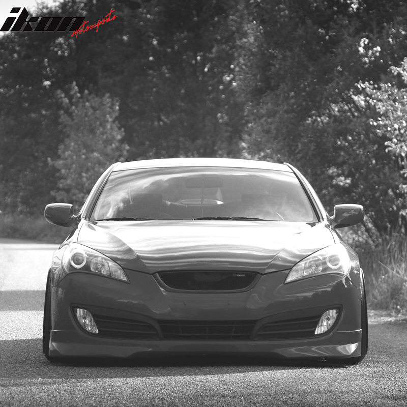 2010-2012 Hyundai Genesis Coupe 2Dr EVO Front Bumper Lip Spoiler PU