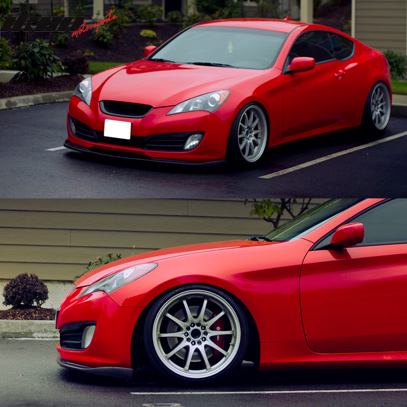 2010-2012 Hyundai Genesis Coupe Sport Front Bumper Lip Spoiler PU