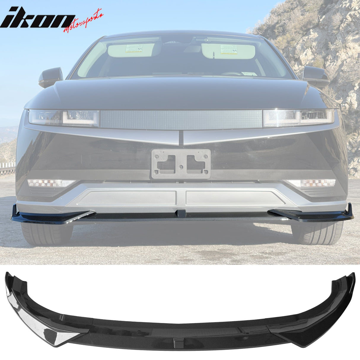 2022-2024 Hyundai Ioniq 5 Front Lip IKON Style Lip Spoiler PP