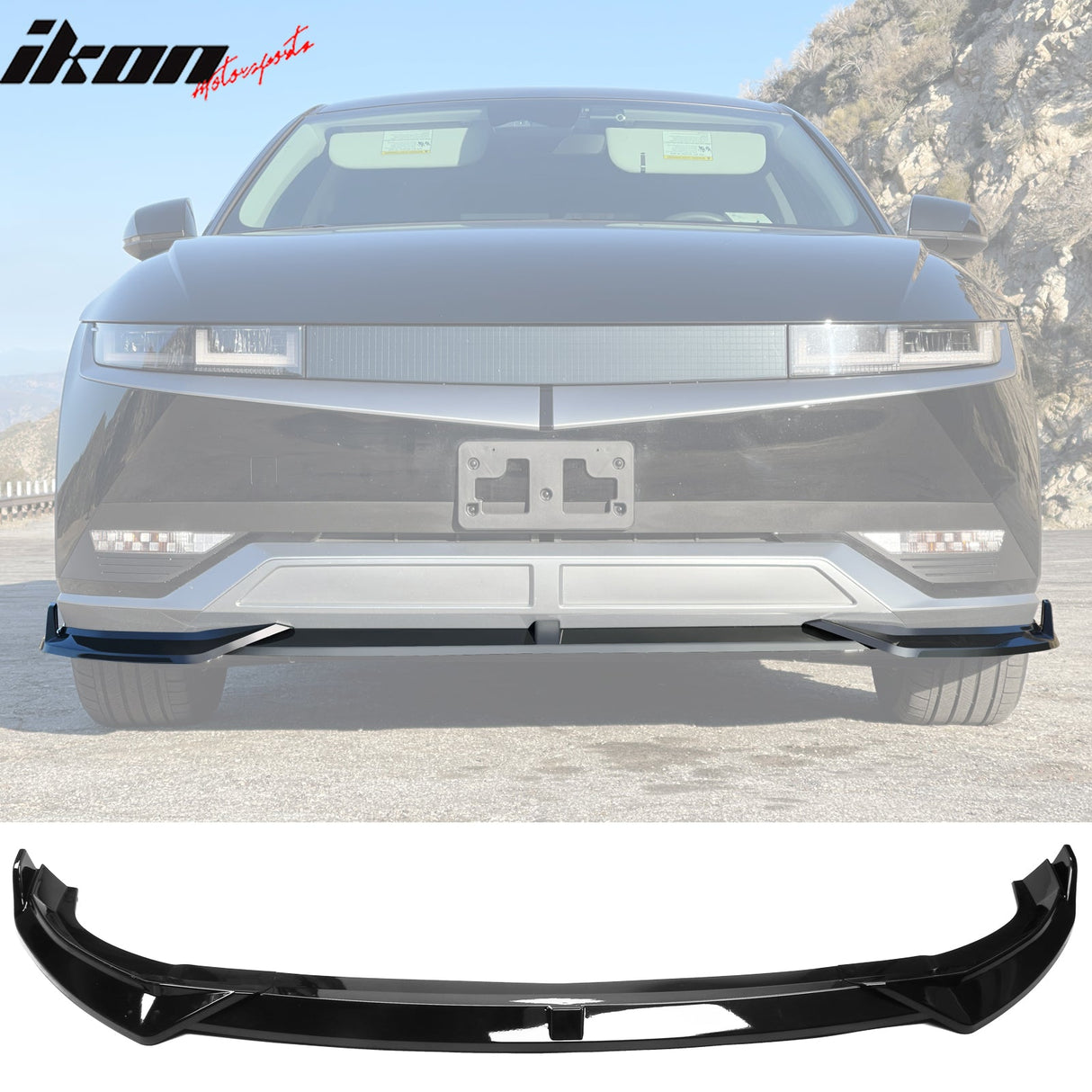 2022-2024 Hyundai Ioniq 5 Front Lip IKON Style Lip Spoiler PP