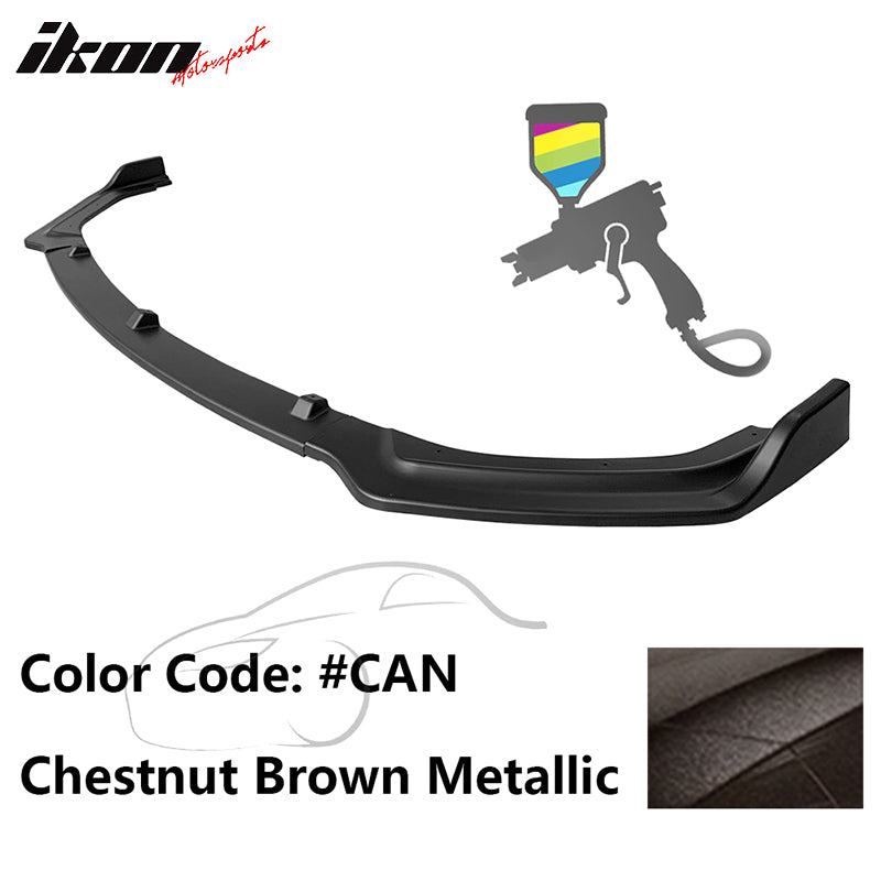 2018-2022 Infiniti Q50 Base Premium Painted Front Bumper Lip 3PC