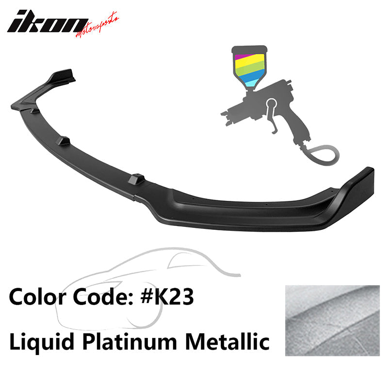 2018-2022 Infiniti Q50 Base Premium Painted Front Bumper Lip 3PC