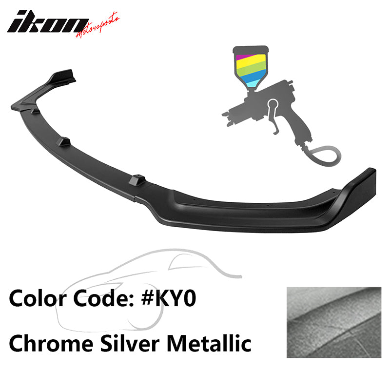 2018-2022 Infiniti Q50 Base Premium Painted Front Bumper Lip 3PC