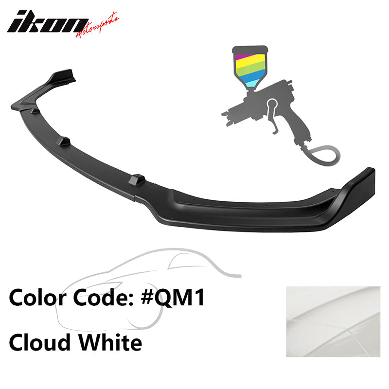 2018-2022 Infiniti Q50 Base Premium Painted Front Bumper Lip 3PC