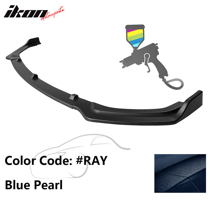 2018-2022 Infiniti Q50 Base Premium Painted Front Bumper Lip 3PC