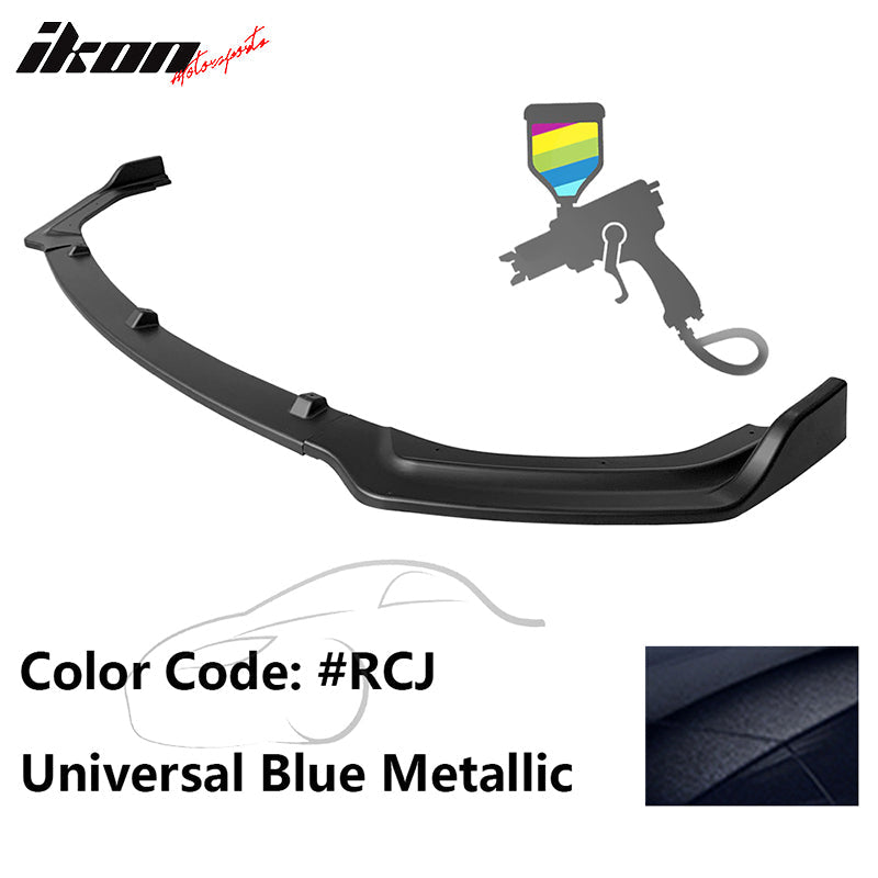 2018-2022 Infiniti Q50 Base Premium Painted Front Bumper Lip 3PC