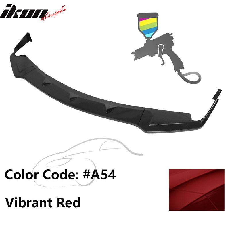 2014-2017 Infiniti Q50 Q50S Sport Model Painted Front Bumper Lip ABS