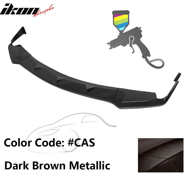 2014-2017 Infiniti Q50 Q50S Sport Model Painted Front Bumper Lip ABS