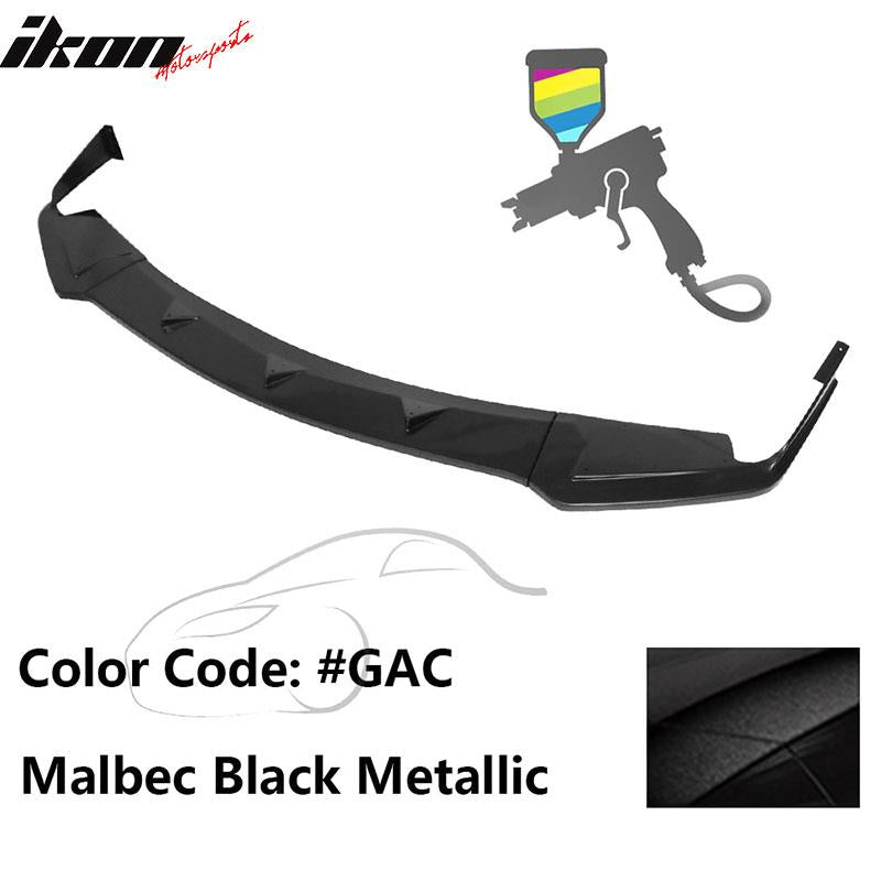 2014-2017 Infiniti Q50 Q50S Sport Model Painted Front Bumper Lip ABS