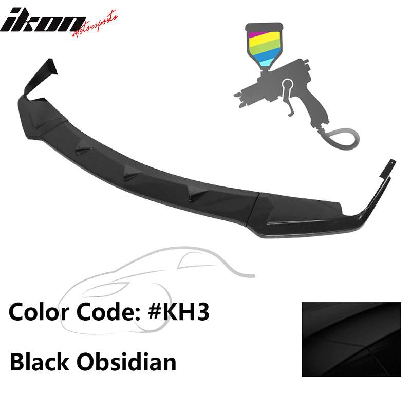 2014-2017 Infiniti Q50 Q50S Sport Model Painted Front Bumper Lip ABS