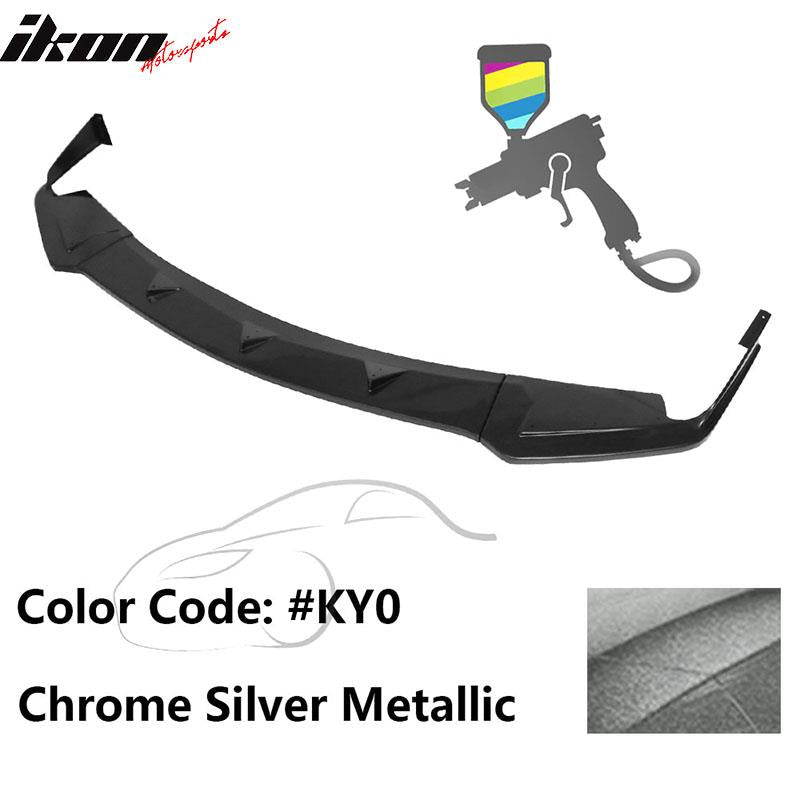 2014-2017 Infiniti Q50 Q50S Sport Model Painted Front Bumper Lip ABS