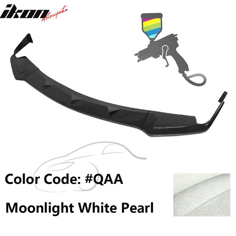 2014-2017 Infiniti Q50 Q50S Sport Model Painted Front Bumper Lip ABS