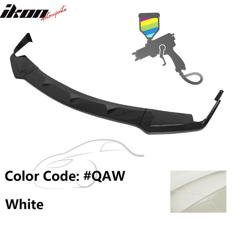 2014-2017 Infiniti Q50 Q50S Sport Model Painted Front Bumper Lip ABS