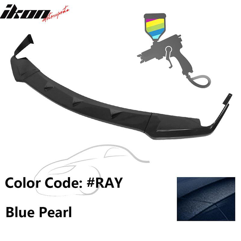 2014-2017 Infiniti Q50 Q50S Sport Model Painted Front Bumper Lip ABS